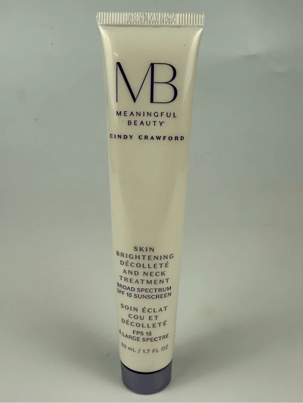 NEW Meaningful Beauty Skin Brightening Decollete AND Neck 1.7 OZ Full Size